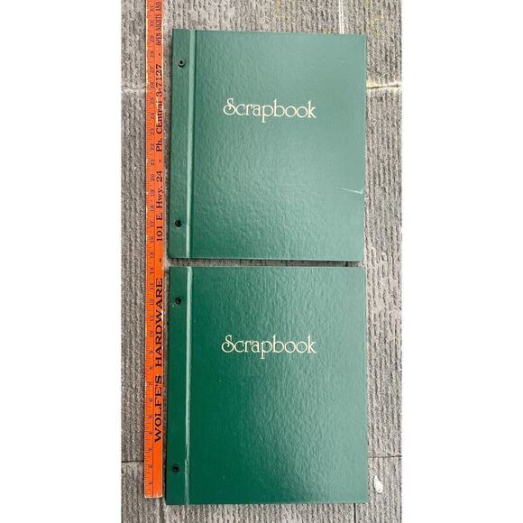 Vintage  Photo Scrapbook   12" X 14" - Lot 3 60s 70s Picture Book - Picture 1 of 7